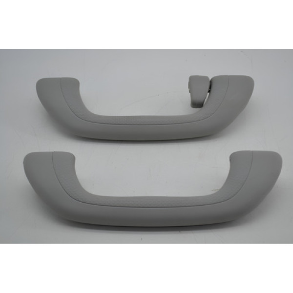 Par Puxador Alça Teto Pqp Honda Civic 2001 Original Cinza