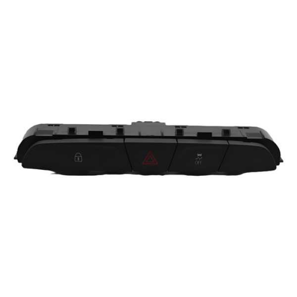 Botão Pisca Alerta Trava Tração Gm Tracker 21 A 24 Original Preto