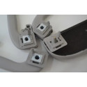 Kit 3 Apoio Puxador Pqp Alça Porta Oculos Tracker 2016 Origi Cinza