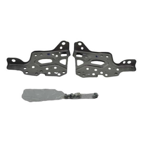 Suporte Fixação Radio Som Painel Etios 2013 Original Prateado