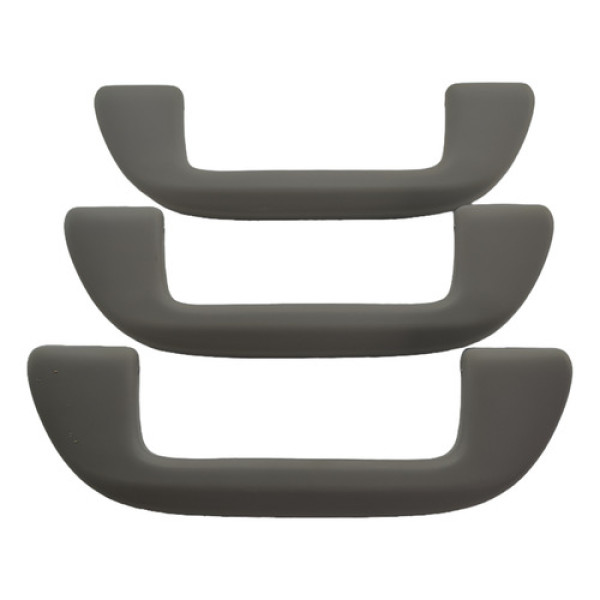 Kit Com 3 Puxador Alça Teto Pqp Honda Hr-v 2020 Original - Bege