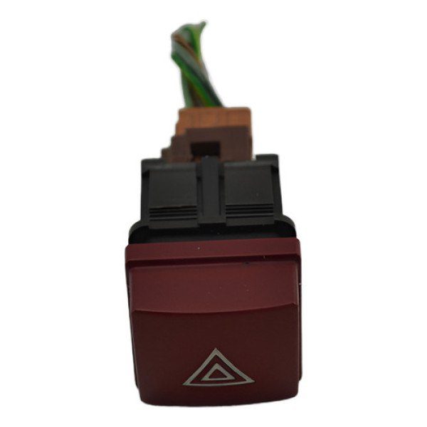 Botão Pisca Alerta Painel Peugeot 207 2011 Original Vermelho