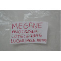 Moldura Retrovisor Interno Renault Megane 2011 Original