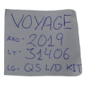 Kit Quebra Sol Lado Direito C/ Luz Cortesia Voyage 2019 Orig