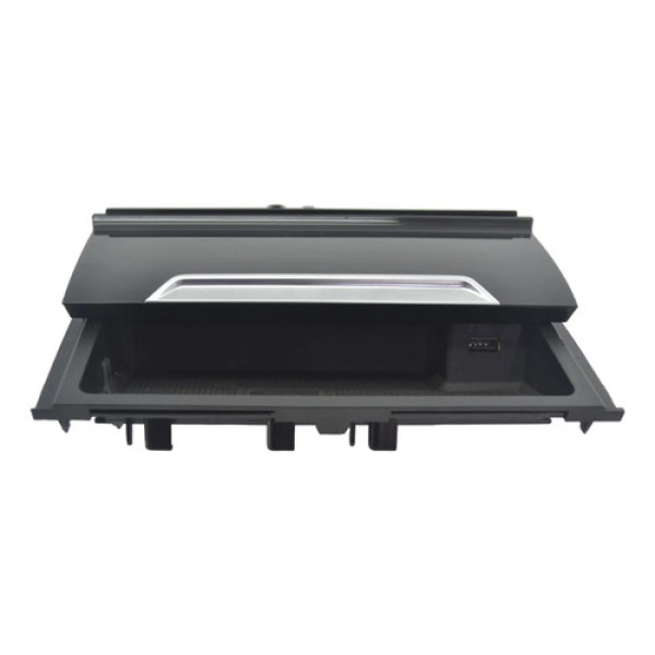 Porta Treco Objeto C/entrada Usb Vw Passat 2018 Original