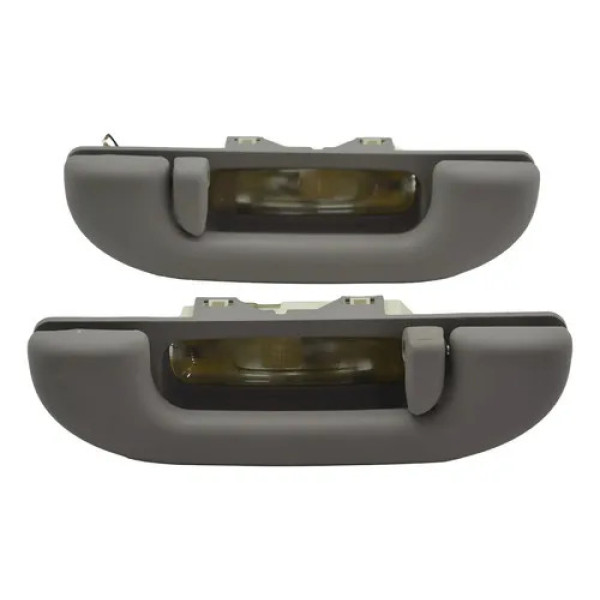 Par Puxador Alça Teto Pqp C/iluminação Toro 2021 Original Cinza