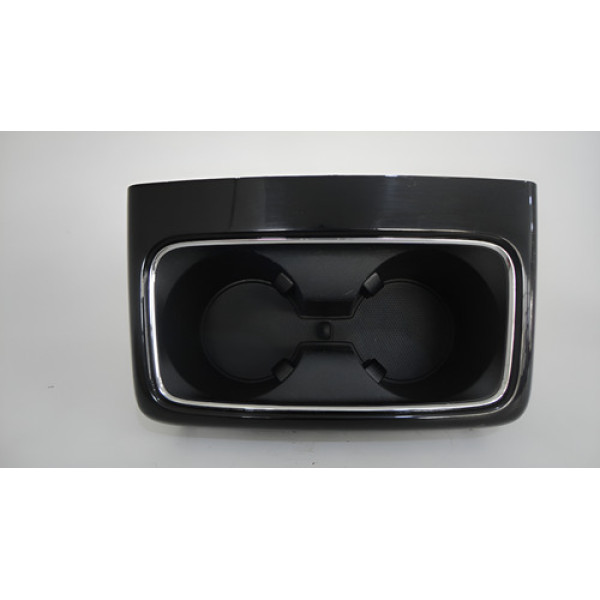 Moldura Porta Copo Treco Kia Grand Carnival 2015 Original Preto