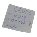 Encosto Apoio Braço Console Gm Cruze 2014 Original Preto
