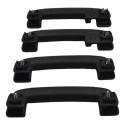 Kit 4 Puxador Alça Teto Pqp Range Rover Sport 2017 Original Preto