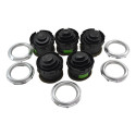 Kit 5 Difusor Ar Painel Com Aro Citroen C3 2021 Original