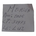 Luz Cortesia Interna Teto Gm Meriva 2005 Original