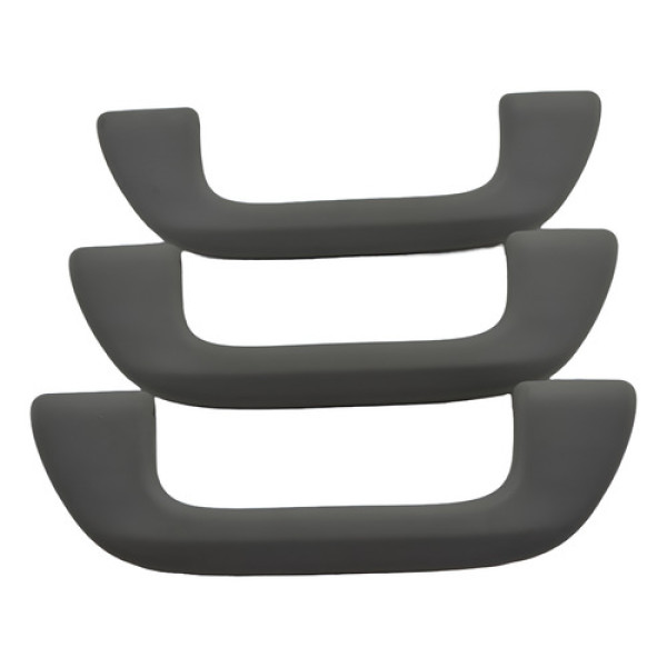 Kit 3 Puxador Alça Teto Pqp Honda Fit 2010 Original - Cinza-escuro