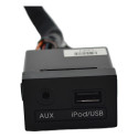 Entrada Conector Usb Auxiliar Veloster 2013 Original Preto