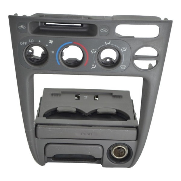 Moldura Central Porta Copos Painel Toyota Corolla 99 00 01 Preto