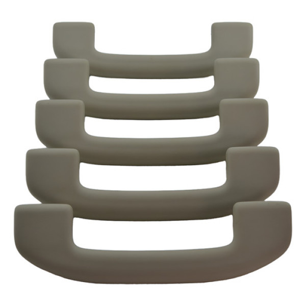 Kit 5 Puxador Alça Teto Pqp Nissan Grand Livina 2011 Origina Creme