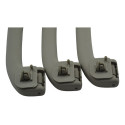 Kit 3 Puxador Alça Teto Pqp Nissan Livina 2010 Original Bege
