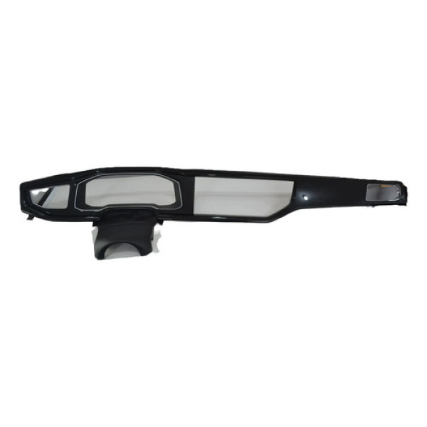 Moldura Painel Central Multimidia Nivus Virtus Polo 2023 Ori Black Piano