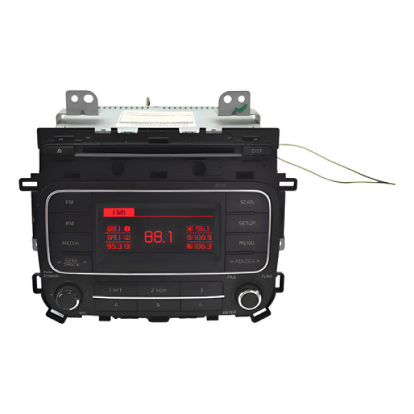 Radio Som Am Fm Cd Mp3 Painel Kia Cerato 2014 Original Preto