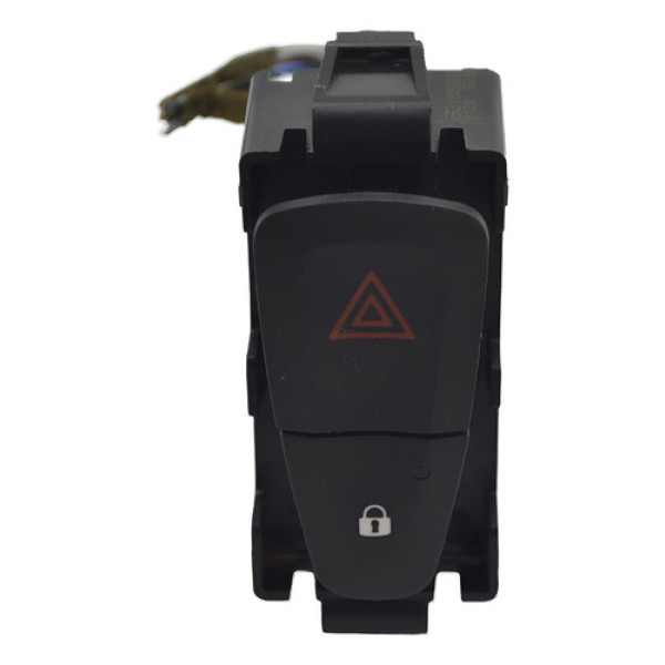 Botão Pisca Alerta Trava Destrava Sandero 2020 Logan Origina - Preto