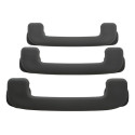 Kit 3 Puxador Alça Teto Pqp Megane Scenic 2006 Original Cinza-escuro