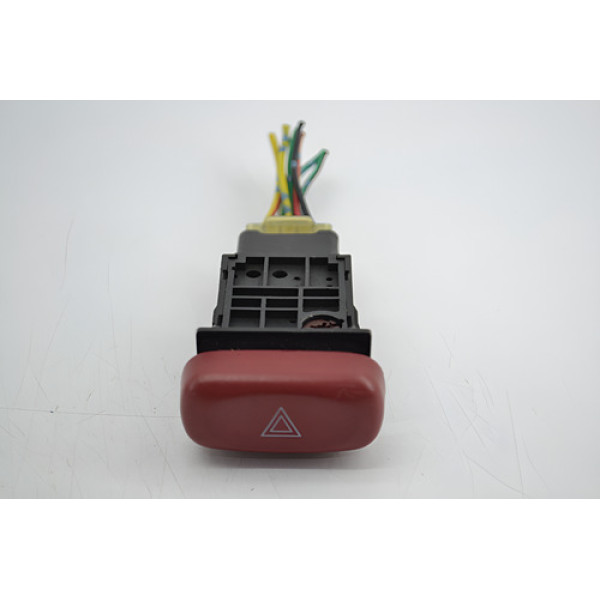 Botão Pisca Alerta Painel Grand Vitara 1999 Original Vermelho