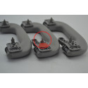 Kit 3 Puxador Alça Teto Pqp Chevrolet Agile 2011 Original
