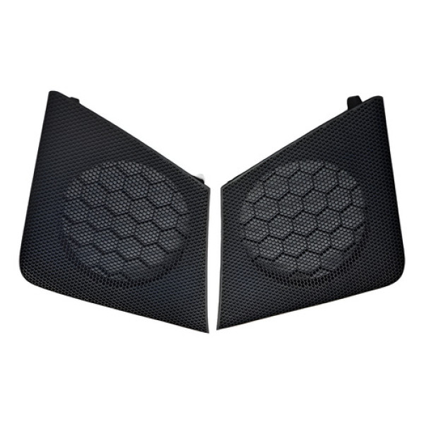 Par Tela Alto Falante Painel Toyota Etios 2016 Original Preto