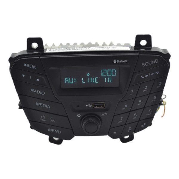 Frente Radio Som C/usb Buletooth Ford Ka 2017 Original