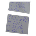 Quebra Sol Lado Esquerdo Motorista Sandero 2012 Original