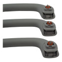Kit 3 Puxador Alça Apoio Teto Pqp Ix35 2016 Original Cinza