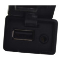 Entrada Conector Usb Auxiliar Mitsubishi L200 2017 Original - Preto