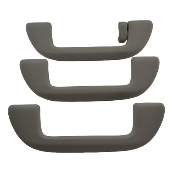 Kit 3 Puxador Alça Teto Pqp Honda Fit 2018 Original Preto