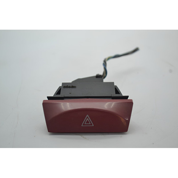 Botão Pisca Alerta Painel Fiat Stilo 2008 Original - Vermelho