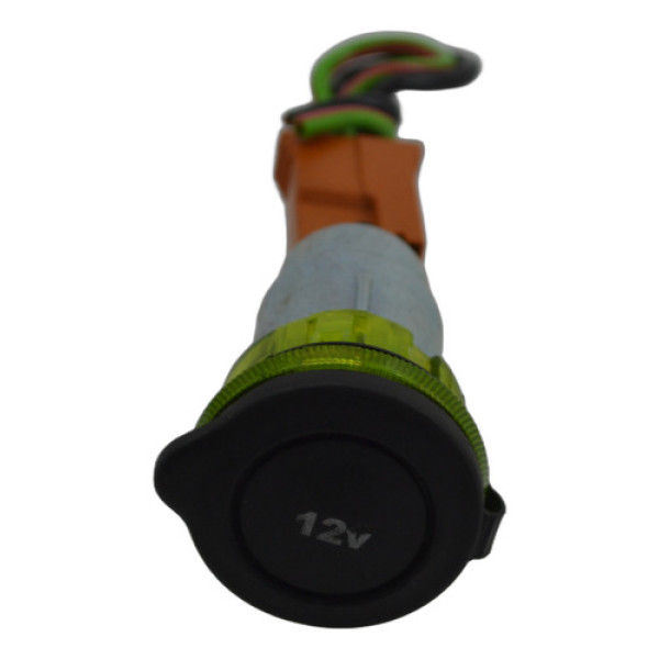 Tomada Energia 12v Console Central Ka 2013 Original Preto