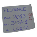 Luz Central Interna Cortesia Teto Fluence 2013 Original