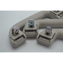 Kit Com 3 Puxador Alça Teto Pqp Honda City 2024 Original Cinza