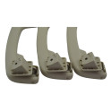 Kit 3 Puxador Alça Pqp Teto Citroen C4 2013 Original Bege