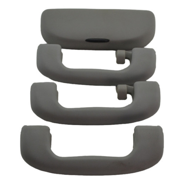 Kit 3 Puxador Alça Teto Pqp Porta Oculos Vectra 2006 Origina Cinza