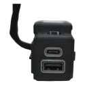 Entrada Conector Usb Tipo C Console Renegade 2024 Original Preto