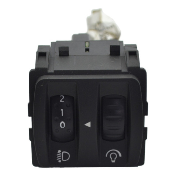 Botão Regulagem Farol Luz Painel Fluence 2014 Original Preto