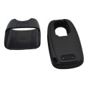 Moldura Capa Chave Ingnição Canivete Audi Q5 2016 Original - Preto