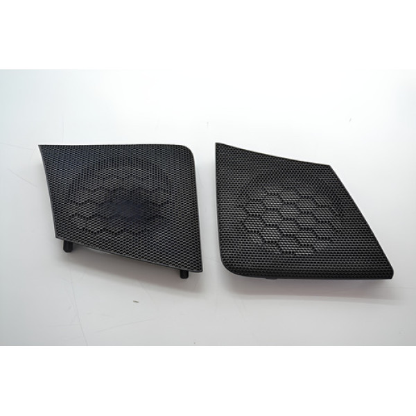 Par Moldura Tela Som Superior Painel Toyota Etios Original Preto