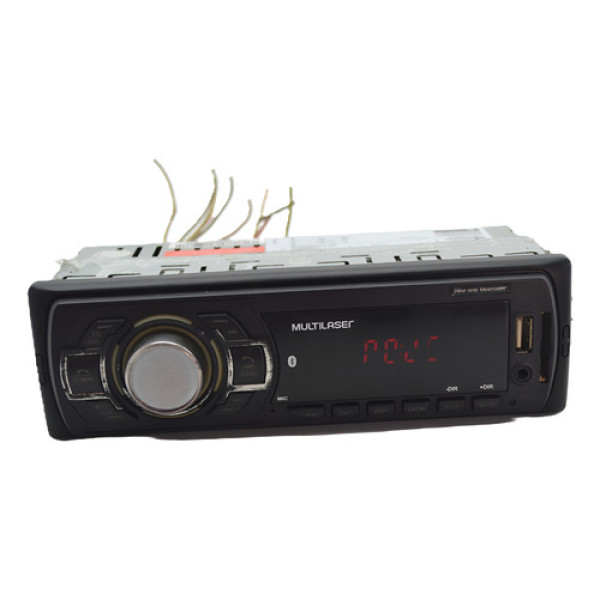 Radio Som Multilaser New One Bluetooth Usb Aux Sd Universal Preto