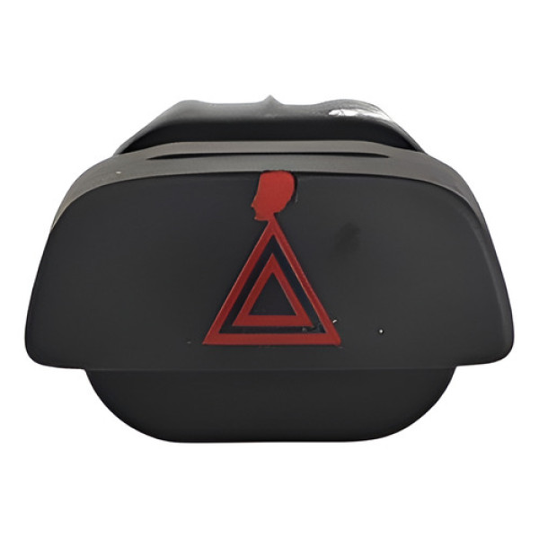 Botão Interruptor Pisca Alerta Painel Ford Focus Original - Preto