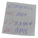 Encosto Apoio Braço Console Compass 2017 A 2021 Original Preto