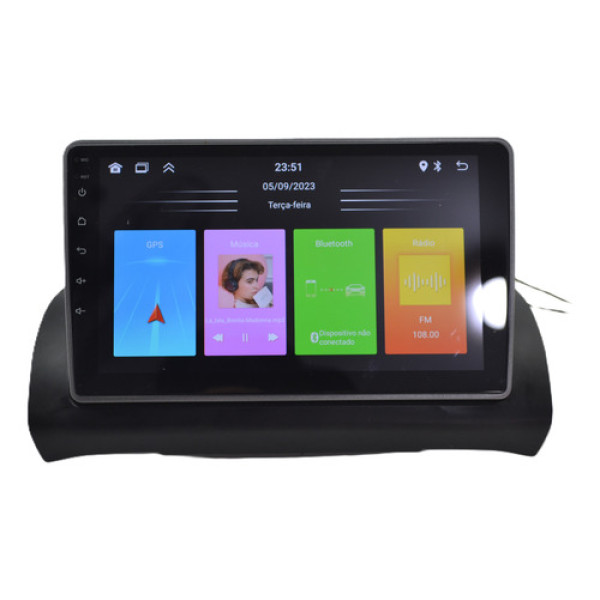 Radio Multimidia Painel 9polegadas Fiat Argo 2022 2023 2024 Preto
