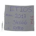 Espelho Retrovisor Interno Etios 2017 Original