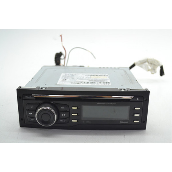 Radio Som Bluetooth Painel Citroen C3 2012 Original 96748371