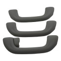 Kit Com 3 Puxador Alça Teto Pqp Hyundai Ix35 2011 Original Cinza