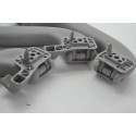 Kit Com 3 Puxador Alça Teto Pqp Gm Agile 2011 Original